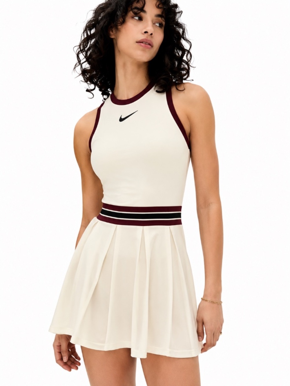 Nike Dri-fit Tennis Racerback Open Back Dress XL FZ6742-110 Pickleball